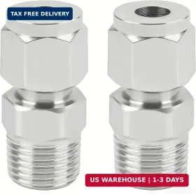 788567249284 CLOSMOS Steel Compression Fitting Tube Od Npt