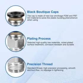 744759184443 CNAODUN Push Connect Fittings Tube Od Npt Thread #3
