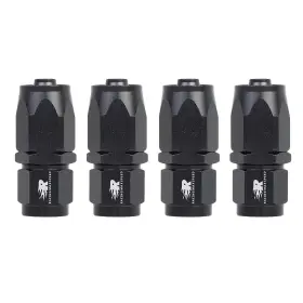 60-BK CNRAQR Straight Swivel Hose End Fitting Braided Fuel