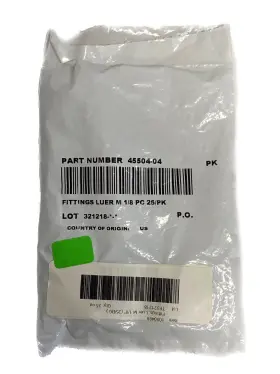 45504-04 COLE-PARMER Male Luer Lock Hose Barb Straight