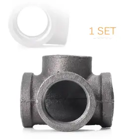 612023804130 COMEBUYBESTUS Screw Outlet Tee Iron Pipe Yh