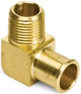 0415493-2 COYOTE GEAR Beaded Hose Barb Elbow Npt Bead Fitting
