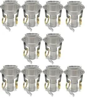 PF-TY-C-100-AL COYOTE GEAR Pack Camlock Female Coupler Hose