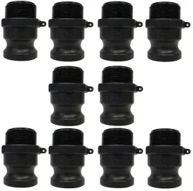 PF-TY-F-150-PL COYOTE GEAR Pack Poly Male Npt Adapter Camlock