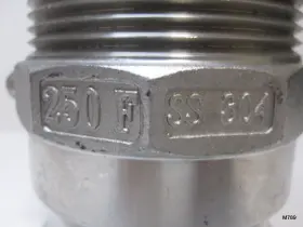 PF-TY-F-250-SS-304 COYOTE GEAR Steel Camlock Male Adapter Npt #2