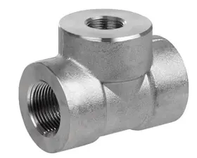 SS-TE-2.00X0.50-TH-3000-316 COYOTE GEAR Reducing Tee Npt