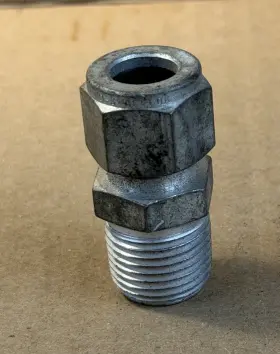 S-810-1-8 CRAWFORD PATENTED BY SWAGELOK Nos Steel Tube Mpt