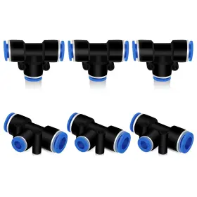 D-SL-T003 DAPTEMN Push Connect Fittings Od Reducing Tee Air