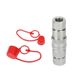 I020-A016 DARUPSUN Npt Hydraulic Flat Coupler Skid Steer #3
