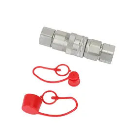 I020-A016 DARUPSUN Npt Hydraulic Flat Coupler Skid Steer
