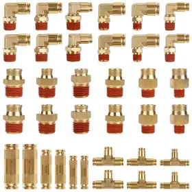 JT-1002-Y-LC DEXEPE Dot Air Brake Line Fitting Push Kit