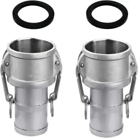 SFC2 Camlock Hose Fittings Gaskets Barbed Socket Set
