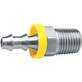 2721616SS DIXON Push Hose Fitting Barbxnpt