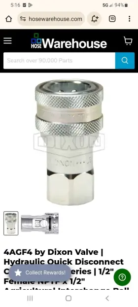 4AGF4-PV DIXON Pack Agricultural Poppet Hydraic Valve Female #3