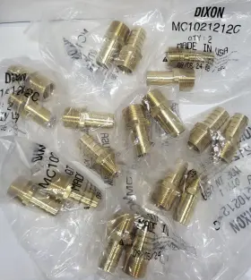1021212C DIXON BRASS Hose Barb Fittings