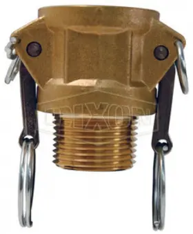G100-B-BR DIXON Global Cam Groove Coupler Male Npt