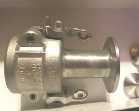 100-C-SS DIXON VALVE COUPLING Clamp Sanitary Female Camlock