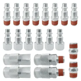 KSJT01 DLBEEM Npt Air Hose Fittings Plug Coupler Steel Kit