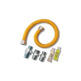 Dormont 0222526 Smartsense 1/2 In Flare 60 Ft Stainless Steel Gas Connector Kit