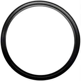 Dr.component 40mpo-60-n 6 Inch Sanitary Standard Flange Tri-clamp Gaskets Pack Of 2 Black Buna-n Nbr