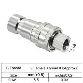 619668088628 DUEFIXING Hydraulic Connect Coupler Set Carbon #3