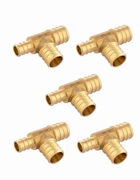 016975049135 EFIELD Pack Efeild Barb Pex Reducing Tee Crimp