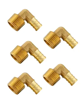 651074169744 EFIELD Pack Pex Male Npt Elbow Barb Crimp Fi