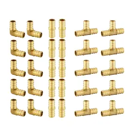 651074170993 EFIELD Pack Pex Crimp Barb Fittings Tee