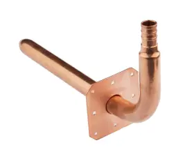 B09DY7WT29 EFIELD Pex Copper Stub Elbow Wall Flange