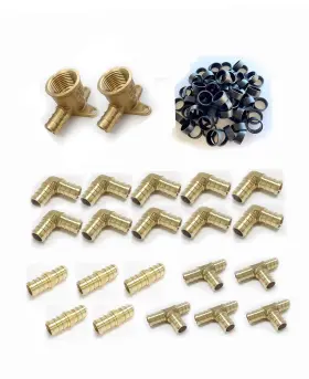 CZK-5614 EFIELD Pack Pex Fittings Copper Rings