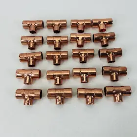 W04018 ELKHART Copper Reducing Tee Nominal