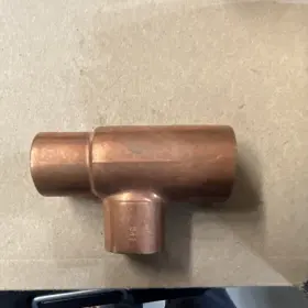 W04074 ELKHART Copper Sweat Tee Fitting Plumbing