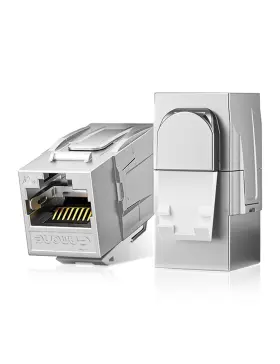 KS21 ENMANE Keystone Coupler Jack Inline Shielded Cabl
