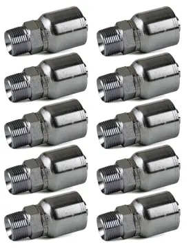CS-MP-06-06-010 ERIE TOOLS Pack Hose Nptf Male Pipe Rigid