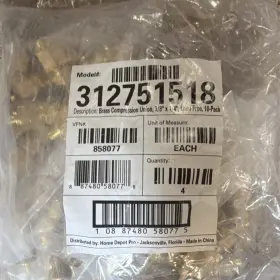 312751518 EVERBILT Compression Union Lead