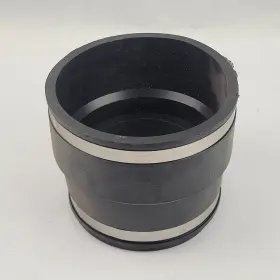 Fernco 1002-55 Flexible Plastic Coupling 4 Inch And 6 Ids Length - Used Fernco 1002-55 Flexible Plastic Coupling 4 Inch And 6 Ids Length - Used