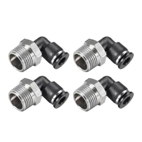619668089854 FIPUX Npt Thread Push Lock Fitting Tube Od Male