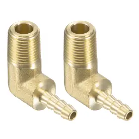 636939458393 FIPUX Hose Barb Fitting Elbow Npt Male Thread