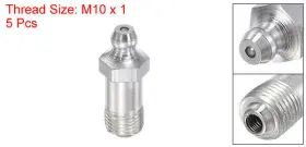 639664360290 FIPUX Steel Straight Grease Fitting Thread #2