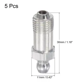 639664360290 FIPUX Steel Straight Grease Fitting Thread #3