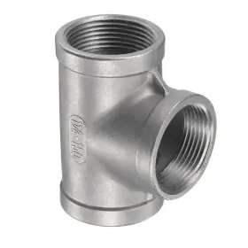 639664360344 FIPUX Npt Female Thread Steel Pipe Fitting Tee