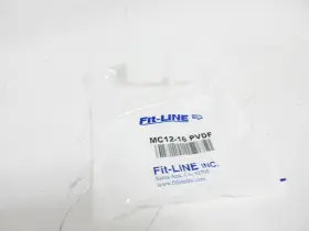 MC12-16 FIT-LINE Male Connector Mnpt Pvdf Body Nut