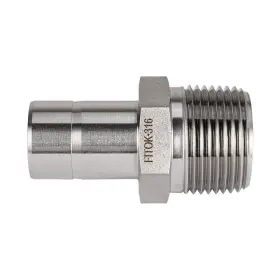 SS-AM-FT8-NS8 FITOK Adapter Tube Stub Male Npt