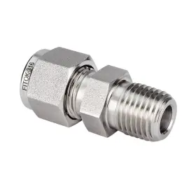 SS-CM-FL10-NS4 FITOK Steel Tube Fitting Male Connector Od