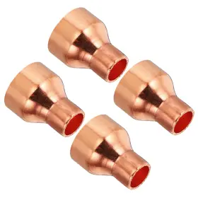 Fixinairp 609044697292 1 Inch To 1/2 Id Copper Reducer 99.9% Pure Reducing Coupling 4pcs Fixinairp 609044697292 1 Inch To 1/2 Id Copper Reducer 99.9% Pure Reducing Coupling 4pcs