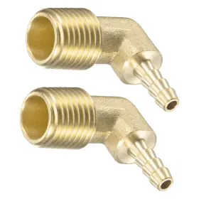 609044707182 FIXINAIRP Hose Barb Fitting Elbow Npt Male Right