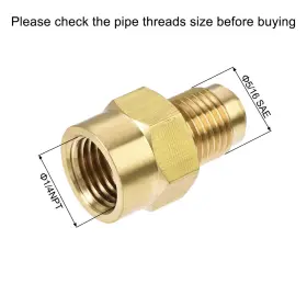 617662385958 FIXINAIRP Flare Male Female Pipe Fittings Air #3