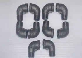 IBS9D FLOPRO Malleable Iron Street Pipe Elbow Deg Pack