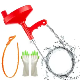 20112406 FORLIVESE Drain Auger Plumbing Snake Toilet Clog