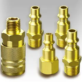 GJIA007 GAJING Npt Solid Air Coupler Plug Compressor Fittings